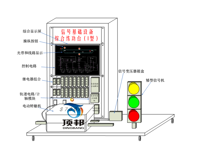 信號(hào)基礎(chǔ)設(shè)備綜合練功臺(tái)